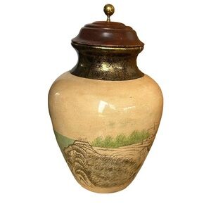 Maitland Smith Painted Urn